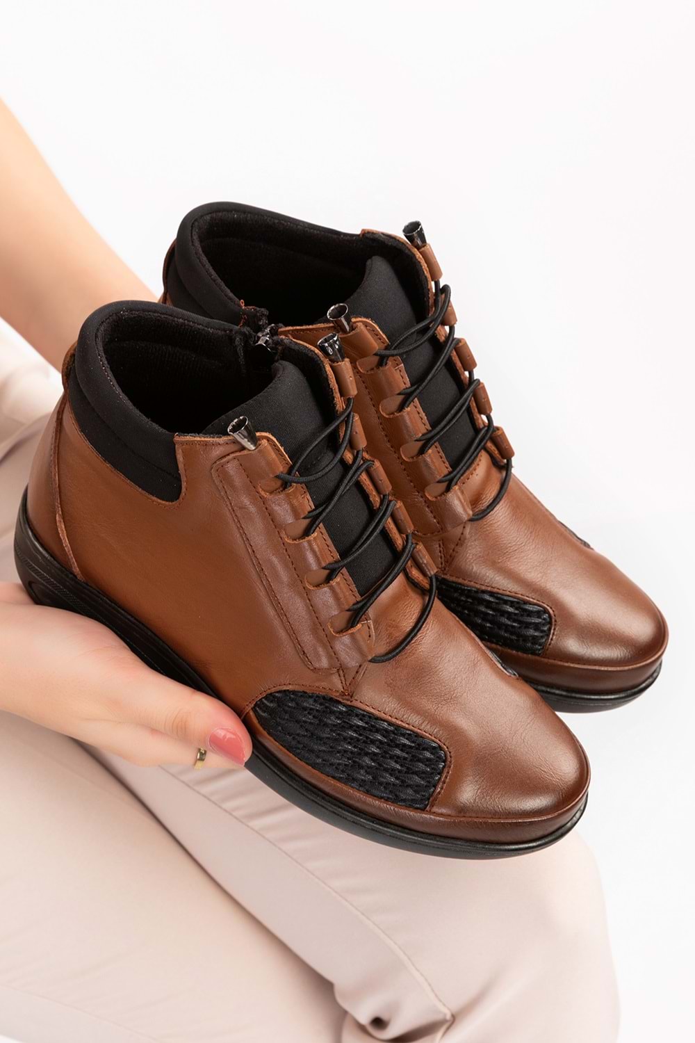 Gondol Hakiki Deri Anatomik Taban Kemik Çıkıntısına Özel Bot at.1454 - Taba - 41