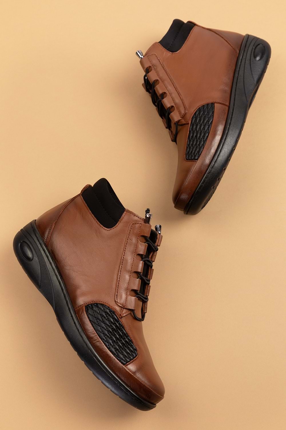 Gondol Hakiki Deri Anatomik Taban Kemik Çıkıntısına Özel Bot at.1454 - Taba - 41