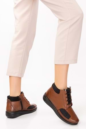 Gondol Hakiki Deri Anatomik Taban Kemik Çıkıntısına Özel Bot at.1454 - Taba - 41