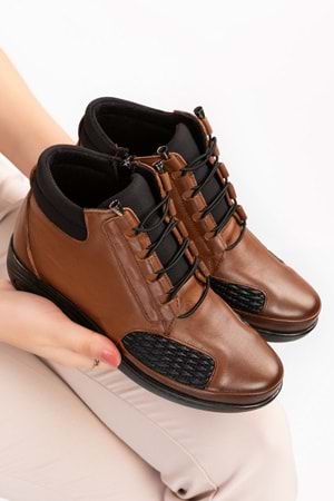 Gondol Hakiki Deri Anatomik Taban Kemik Çıkıntısına Özel Bot at.1454 - Taba - 41