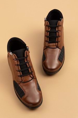 Gondol Hakiki Deri Anatomik Taban Kemik Çıkıntısına Özel Bot at.1454 - Taba - 41