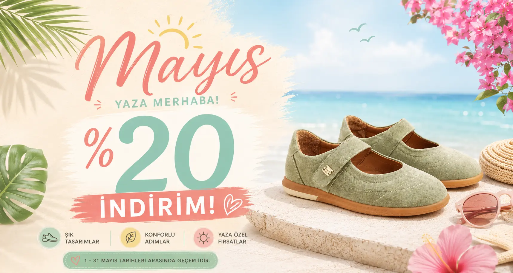 tüm ürünlerde 20 indirim fırsatı